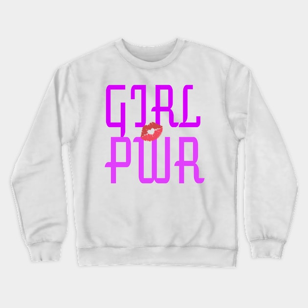 Girl Power Crewneck Sweatshirt by DeraTobi